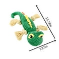 thumbnail image 2 of TERGAYEE Halloween Dog Toys - Cute Knotted Imitation Lizard Toy, Durable Plush Puppy Teething Toys with Knot for Small Dogs, Halloween Dog Gift, 2 of 8