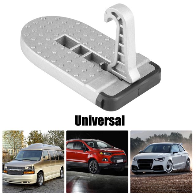 Pedal de puerta de automóvil ANGGREK Aleación de Aluminio Negro 15 x 7,5 x 2 cm