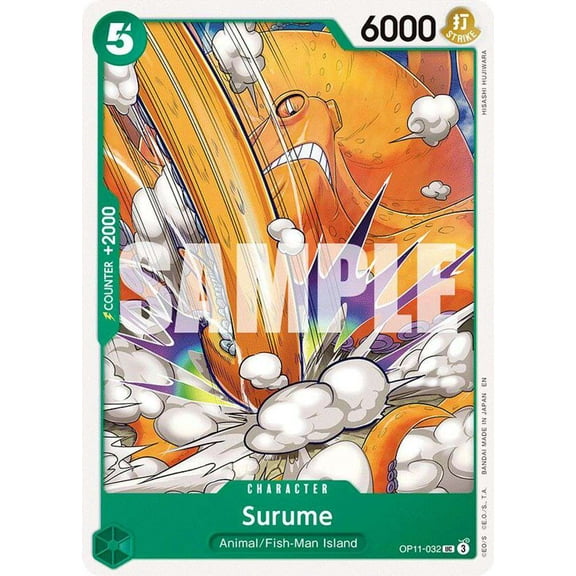 One Piece A Fist of Divine Speed Uncommon Surume OP11-032