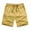 Yellow, variant on WAENQINLA Mens Swimming Trunks Plus Size Elastic Waist Beach Shorts Quick Dry Drawstring Board Shorts Colorful Graphic Breathable Swim Shorts