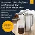 thumbnail image 2 of ESPRO - Prensa francesa P7 - Cafetera y tetera aislada de acero inoxidable de doble pared con microfiltro - Mantiene las bebidas calientes durante más tiempo, perfecta para el hogar (acero inoxidable, 2 of 5