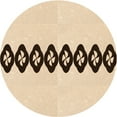 thumbnail image 1 of Ahgly Company Machine Washable Indoor Square Transitional Bronze Brown Area Rugs, 3' Square, 1 of 7