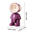 thumbnail image 3 of Qiweii Mini Cute Monkey Shaped Night Light，Creative Ambience Lamp for Bedroom Desktop and Kids Room Decor, 3 of 5