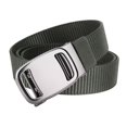 thumbnail image 3 of Cinturón de nailon para hombre, hebilla de cinturón automática informal para senderismo, escalada de montaña gris Yuyangstore Cinturón de hombre, 3 of 8