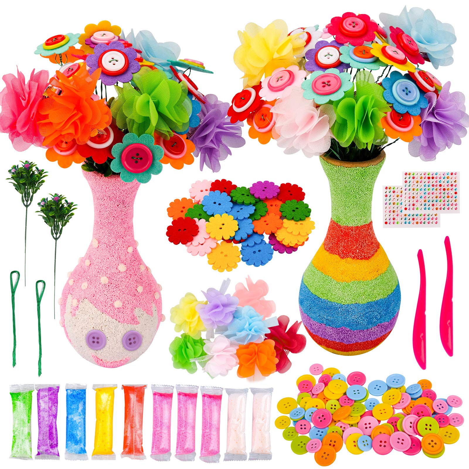 Dikence Toys for 8 9 10 11 12 Year Olds GirlsorBoys, Art&Crafts Toy Gifts for Kids Age 5-12 Girl Crafts Flower Craft Kit for 8-10 yr Olds Child DIY Toy Set for Teen 7-11 Year Old Birthday Present - image 1 of 7