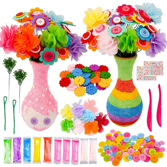 Dikence Toys for 8 9 10 11 12 Year Olds GirlsorBoys, Art&Crafts Toy Gifts for Kids Age 5-12 Girl Crafts Flower Craft Kit for 8-10 yr Olds Child DIY Toy Set for Teen 7-11 Year Old Birthday Present