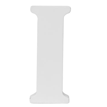 Hello Hobby 3" White Wood Letter I