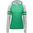 thumbnail image 2 of Holloway Sportswear XS Womens Advocate Hoodie Kelly/Silver 229749, 2 of 6