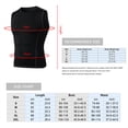 thumbnail image 4 of Camiseta sin mangas de compresión para hombre, sin mangas, de secado rápido, camiseta sólida, entren Abanopi Hombres chaleco deportivo, 4 of 7