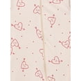 thumbnail image 4 of Modern Moments by Gerber Baby Neutral Viscose Valentine's Day Two-Way Zip Sleep 'N Play Footed Pajamas, Sizes Newborn - 6/9 Months, 4 of 7