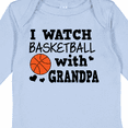thumbnail image 4 of Inktastic I Watch Basketball with Grandpa Boys Long Sleeve Baby Bodysuit, 4 of 5