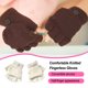 thumbnail image 3 of Qarigey 1 par de guantes sin dedos, accesorio de ropa sencillo y cómodo de Color sólido, guante de punto Convertible para niñas para invierno guantes y mitones Blanco Qarigey AP009852-02, 3 of 6