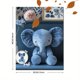 thumbnail image 3 of Qisvanset 12x16 Inch Safari Birth Stats Canvas Wall Art, Baby Information Print Newborn Nursery Decor, 3 of 8