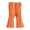 Orange, variant on MAIHAN Girls Korean Style Flared Pants,Front Slit Casual Trousers Autumn Fashion for Toddlers Kids(Beige,4-5 Years)