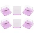 thumbnail image 1 of Raindrops 6 Pcs Support de Tapis d'Entraînement Violet ABS Fournitures d'Entraînement à la Propreté pour Chien pour Usage Intérieur, 1 of 8