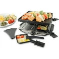 thumbnail image 3 of Swissmar Geneva 4-Person Stainless Steel Non Stick Raclette, 3 of 11