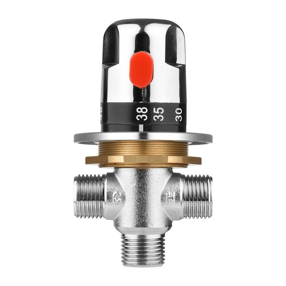 Thermostatic Valve,Temperature Valve Cold Water Copper Valve Diverter Valve Solar Dsfen Tatic Temperature Valve T Cold Water Swer Mer Maiju Ic Temperature Valve Swer Diverter