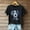 Black, variant on Qulqfy Women's Puppy Shirts Cute Dog Print Cartoon Black Shirts Graphic Women Short Sleeve Tops L