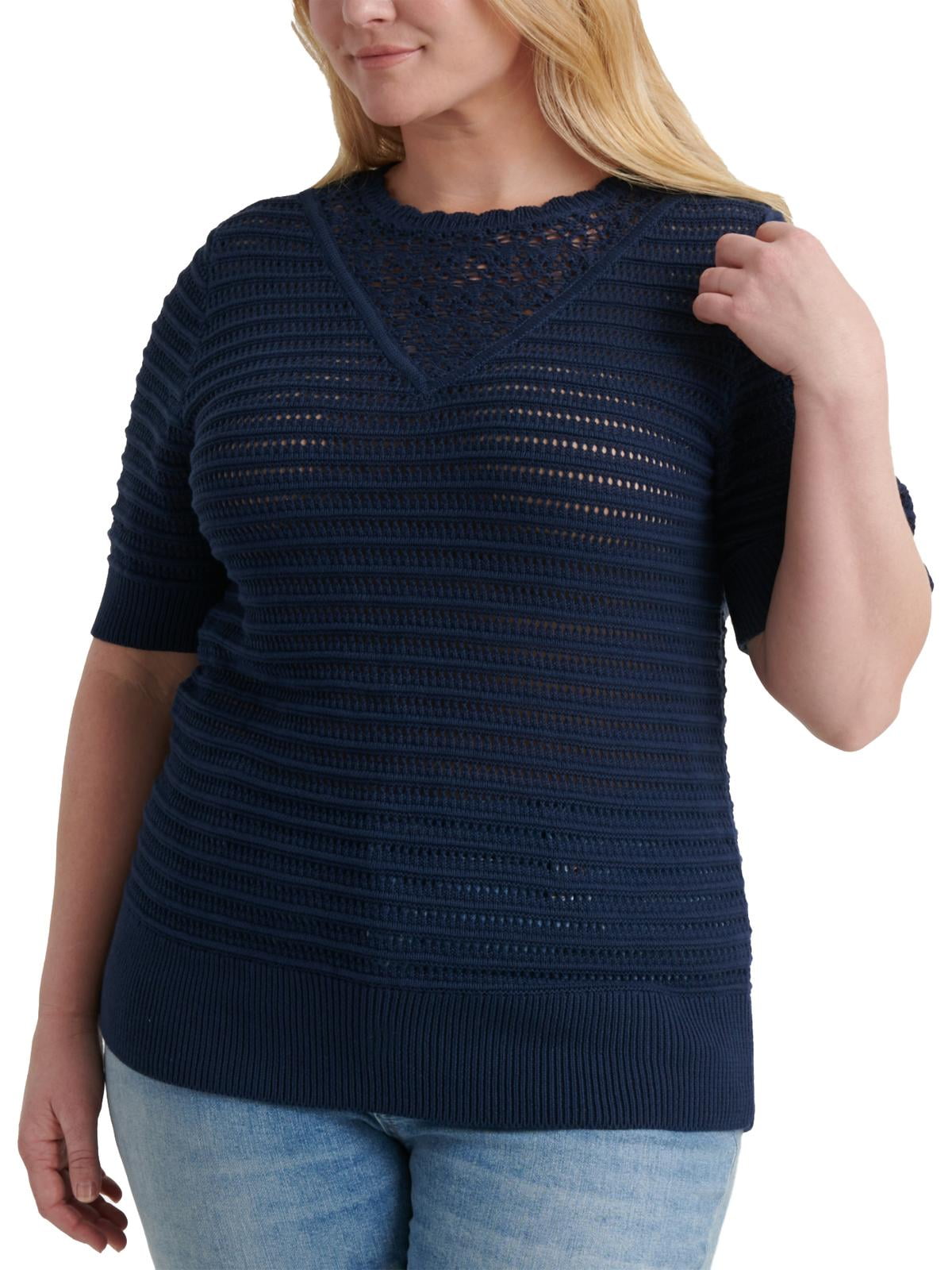 lucky brand crochet sweater