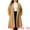 Camel, variant on DARING DIVA Women's Plus Size Notch Lapel Double Breasted A Line Coat 1X Camel