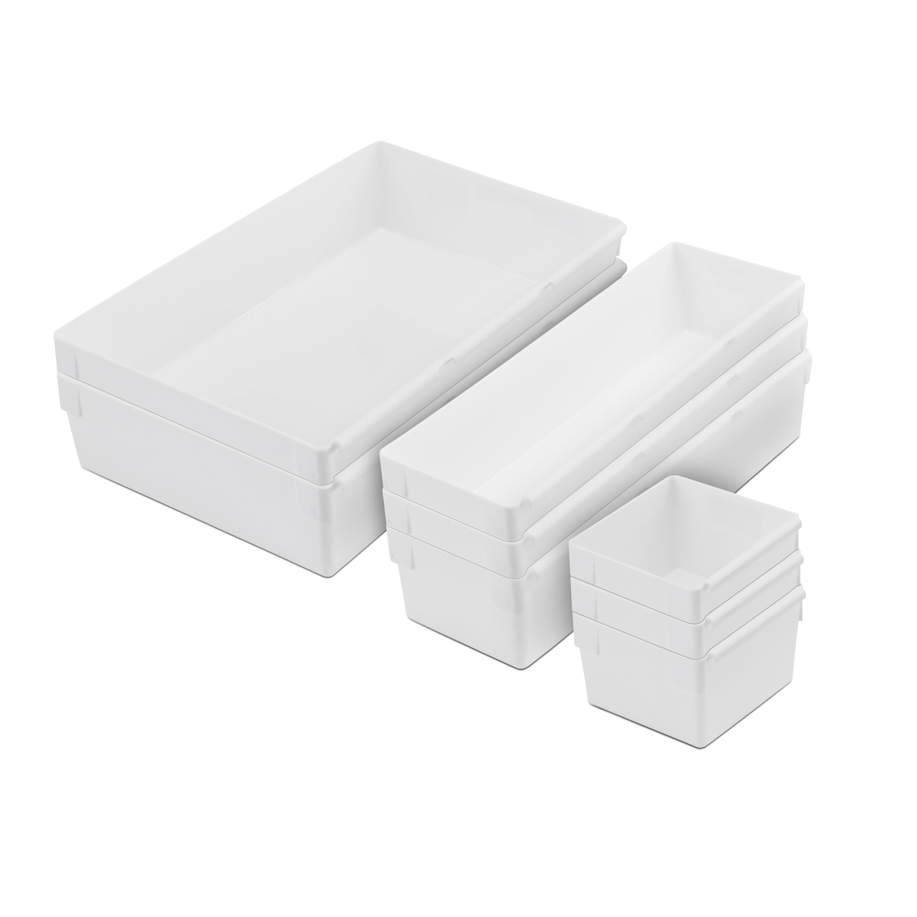 Rubbermaid Drawer Organizer Containers, Modular and Customizable, 3