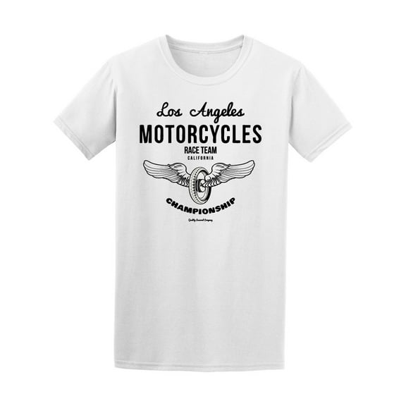 Los Angeles Motorcycles T-Shirt Men -Image by Shutterstock, Male Large