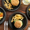 thumbnail image 6 of Price Drop VIWING 10" Black Plastic Plates Lightweight Disposable Plates for Parties, 100-Pack Buy Multiple Save 10%, 6 of 6
