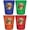 Multicolor (4-Pack), variant on Santa Fe New Mexico Design A Souvenir Full Color 2 oz Round Shot Glass Blue