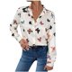 thumbnail image 1 of Tops para mujer Camisas Blusas Elegantes Camisas casuales de manga larga Moda Solapa Top Blusa suelta con estampado de botones Odeerbi  ODB-5, 1 of 8