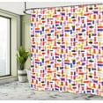 thumbnail image 4 of Ambesonne Art Shower Curtain, Randomly Arranged Watercolor, 69"Wx84"L, Multicolor, 4 of 4