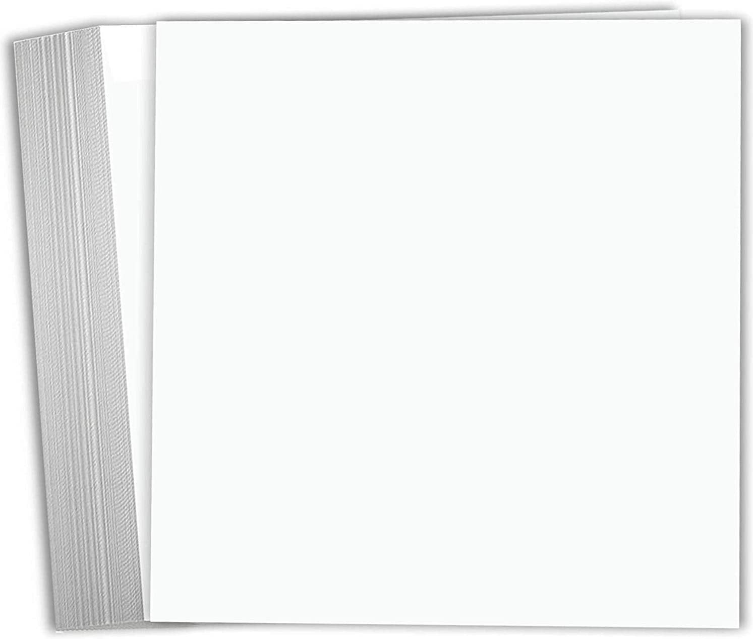 Hamilco White Cardstock Scrapbook Paper 12x12 Heavy Weight 100 lb Cover  Card Stock – 25 Pack - Walmart.com