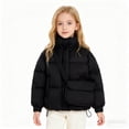 thumbnail image 2 of Girls' Winter Jacket, Warm Down Jacket with Bag for Medium and Large Children, 2 of 7