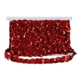 thumbnail image 2 of Belagio 1" Wide x 10 Yards, Serpentine Red Sequin Trim, 1 Bolt, 2 of 3