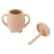 thumbnail image 2 of Tazas para niños pequeños de 230 ml Tazas para sorber de entrenamiento de silicona con tapa de pajita Asas antideslizantes Taza de entrenamiento a prueba de derrames para bebés peq, 2 of 14