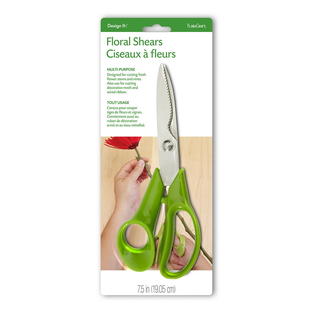 FloraCraft Floral Shears 7.5 inch Green