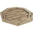 thumbnail image 5 of Ekena Millwork 24"W x 24"H Timberthane Pecky Cypress Octagonal Faux Wood Non-Functional Gable Vent, Primed Tan, 5 of 5