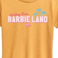thumbnail image 3 of Barbie the Movie - Greetings from Barbie Land - Women's Short Sleeve Graphic T-Shirt, 3 of 6