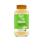 Sol-ti Ginger SuperShot, Organic Cold Pressed Concentrated Juice Shot 2.1 oz, with Ginger & Lemon