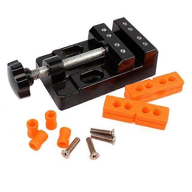 Mini Small Vise Mini Flat Clamp Table Jaw Bench Clamp Drill Press Opening Table Vise DIY Hand Tools 13.5X6.5X3.6cm