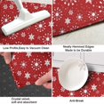 thumbnail image 3 of Red Christmas Snowflake Pattern Kitchen Rug Mat,Kitchen Runner Rugs Non Skid Washable,Decorative Kitchen Floor Mats for Kitchen,Sink,Laundry,17"X47", 3 of 5
