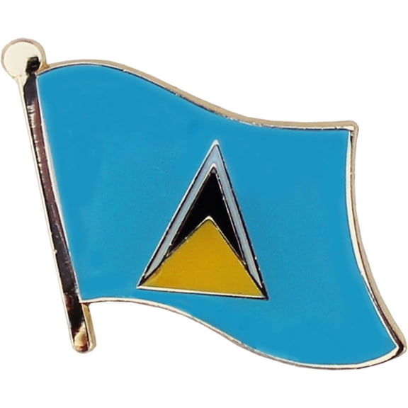St. Lucia Flag Lapel Pin