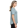 thumbnail image 3 of North End NE100W Women's JAQ Snap-Up Stretch Performance Polo-OPAL BLUE-XL, 3 of 3