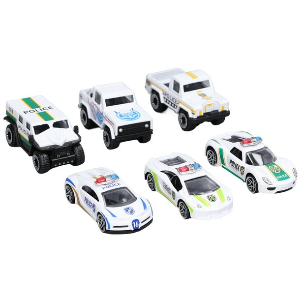 Juego de juguetes para coche, 6 piezas 1:64, modelo de coche de juguete de metal, coche de juguete impulsado por el rendimiento