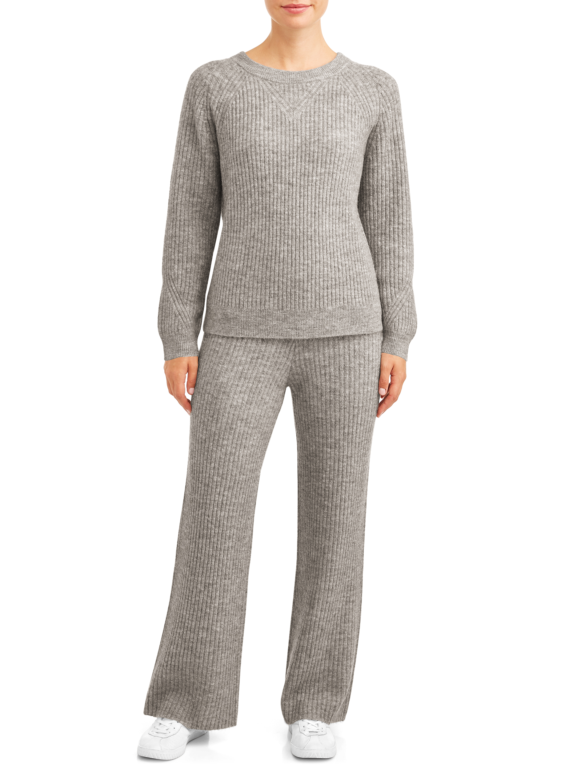 Time and Tru Women's Cozy Ribbed Sweater - image 3 of 5