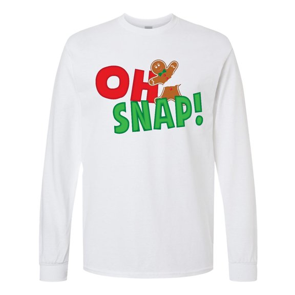 Inktastic Oh Snap Long Sleeve T-Shirt