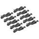 thumbnail image 1 of Clip de basura Uxcell, clips para bolsas de basura de cocina, abrazadera de bote de basura negra, paquete de 18, 1 of 5