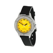 Ladies Black Leather Watch
