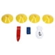 thumbnail image 1 of Set Banderas Cinturones Fútbol 10 Cinturones Jugadores Kit Banderas 10 Cinturones 30, 1 of 7