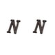 thumbnail image 2 of Letras de Metal Billuyoard para puertas negro resistente a la intemperie 2Conjunto, 2 of 6