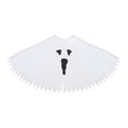 thumbnail image 2 of White Ghost Cape, Loose Poncho Style Halloween Outfit, Soft Breathable Nylon Spandex Cloak with Batwing Sleeves, 2 of 7